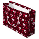 Search for valentines day gift bags Red hearts
