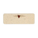 Search for primitive return address labels Vintage