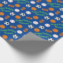 Search for sports gift wrap Birthday