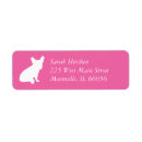 Search for french bulldog return address labels Frenchie