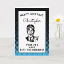 Search for over the hill birthday cards Retro