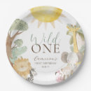 Search for wild one plates Zoo animals