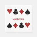 Search for playing cards napkins Blackjack
