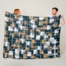 Search for blue brown gray blankets Modern