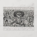 Search for dia de los muertos postcards Skeleton