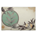 Search for green leaf placemats Cream