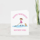 Search for hockey birthday cards Girl