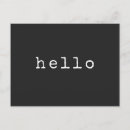 Search for black and white postcards Typography