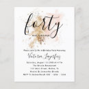 Search for 40th birthday invitations Elegant