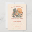 Search for western bridal shower invitations Cactus