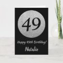 Search for 49th birthday cards Forty ninth birthday