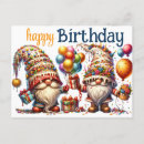 Search for gnome birthday cards Colorful