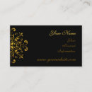 Search for fancy business cards Gold