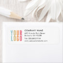 Search for logo return address labels White