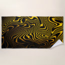 Search for black and gold beach towels Abstract