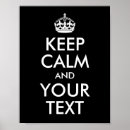 Search for keep calm posters White