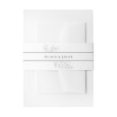 Search for floral wedding invitation belly bands simple