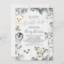 Search for arctic animals baby shower invitations Baby it's cold outside