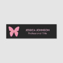 Search for butterfly name tags Black