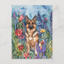 Search for german shepherd postcards Flowers
