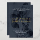 Search for blue and gold wedding invitations Unique