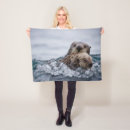 Search for otter fleece blankets Animal