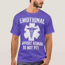 Search for emotional support human tshirts Pride