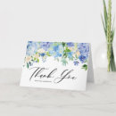 Search for blue hydrangea thank you cards Botanical