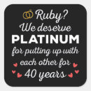 Search for 40th anniversary stickers Couple