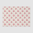 Search for blush pink floral tissue paper White