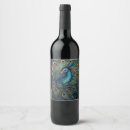 Search for art nouveau wine labels Peacock