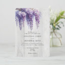Search for wisteria wedding invitations Lavender