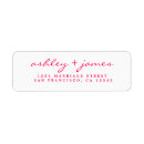 Search for stylish font return address labels Elegant handwritten font