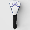Search for vintage golf head covers Black and white
