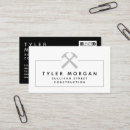 Search for hammer business cards Professional