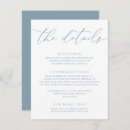 Search for wedding enclosure cards Dusty blue