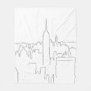 Search for new york city fleece blankets Modern