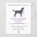 Search for dog walking flyers Walker