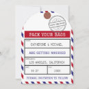 Search for luggage tags invitations White