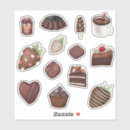 Search for chocolate strawberries stickers Brown