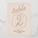 Search for gold foil table cards Bridal shower