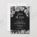 Search for black and silver invitations Fifty