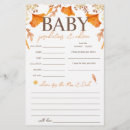 Search for fall baby shower games Predictions and advice