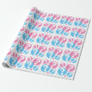 Search for baby gender reveal wrapping paper Question mark