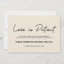 Search for change of plans wedding invitations Black and white