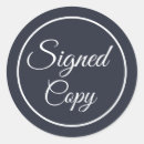 Search for signed copy stickers Elegant