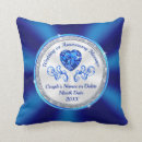 Search for silver and blue pillows Couple