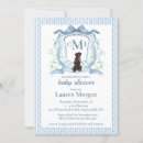 Search for monogram baby shower invitations Preppy