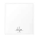 Search for monogram notepads Minimalist