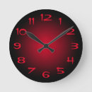 Search for red and black clocks Minimalist
